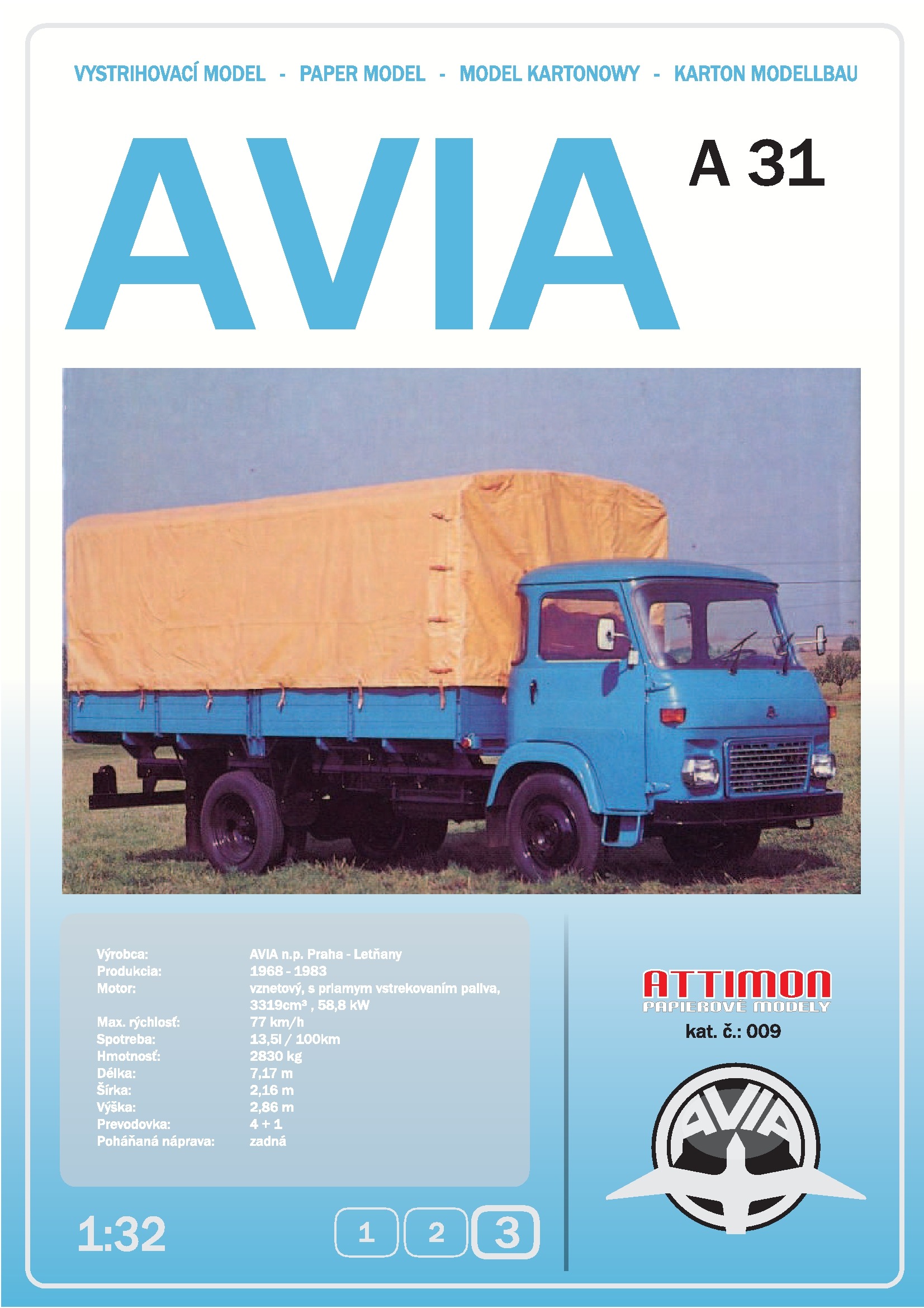 Papír modell - AVIA A31